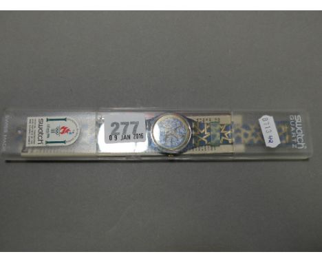 Cased Swatch ' Atlanta 1996 ' Watch