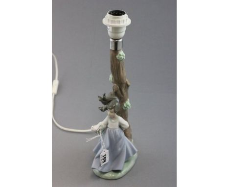 Boxed Nao Table Lamp Girl Holding Dove