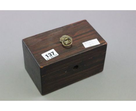 Antique Coromandel Tea Caddy