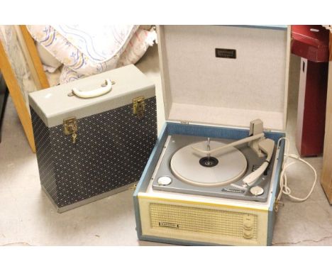 Dansette Record Player and an LP Case