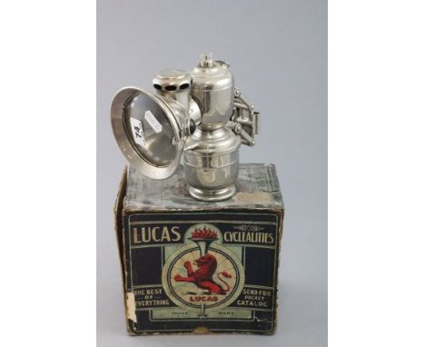 Boxed Lucas Aceta Major No. 314 Bicycle Lamp