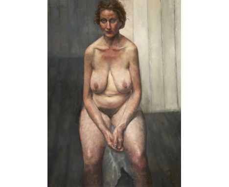 Victoria Russell ('Vida Russell'),&nbsp;British b.1962 -&nbsp;Sally, 1991;&nbsp;oil on canvas, signed, dated and title on the