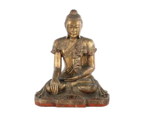 Thai Buddha Statue Home or Garden Ornament Seated Meditating 38cm/14h 