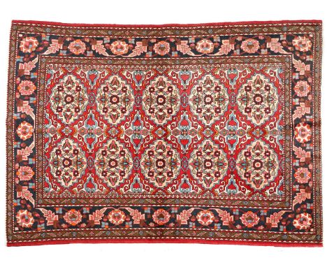 Hand-knotted oriental carpet, Bachtiari, 203x145 cm