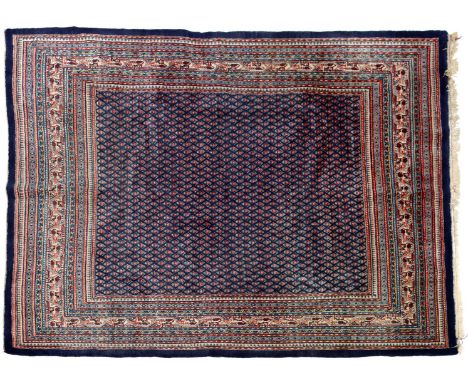 Hand-knotted oriental carpet Mir, 278x220 cm