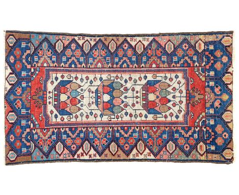Hand-knotted oriental carpet, Saweh, 122x71 cm