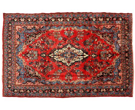 Hand-knotted oriental carpet, 328x214 cm