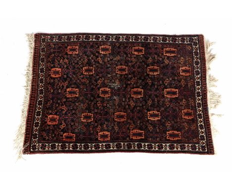 Hand-knotted oriental carpet with ao. Greek cross shapes, 154x108 cm