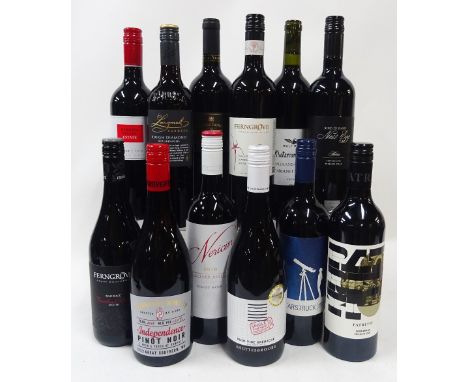 Australian Red Wine12 bottles  Ferngrove Shiraz 2019; Ferngrove Pinot Noir 2019; Nericon Reserve Pinot Noir 2018; Shottesbroo