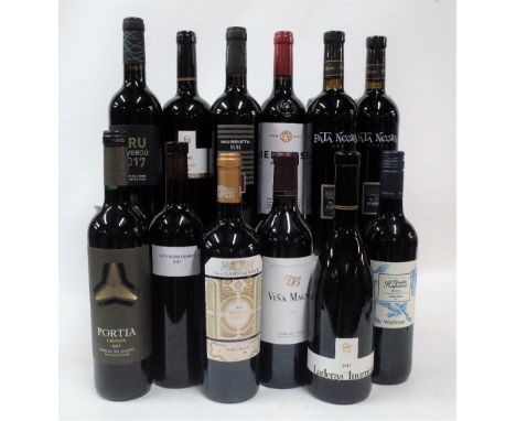 Spanish Red Wine12 bottles  Pago de Larrainzar Reserva Especial 2014; Altanza Edulis Reserva 2015; Inurrieta Puro Vicio 2017;