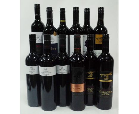 Australian Red Wine12 bottles  Casella 1919 Shiraz 2013; Casella Limited Release Cabernet Sauvignon 2014 (2 bottles); Casella