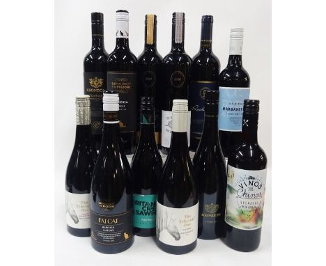 Australian Red Wine12 bottles  The Ethereal One Nero D'Avola 2019; Fat Cat Mataro 2018; Britannia Creek Sawmill Pinot Noir 20