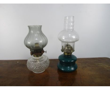 Pair of Vintage Oil Lamps 
