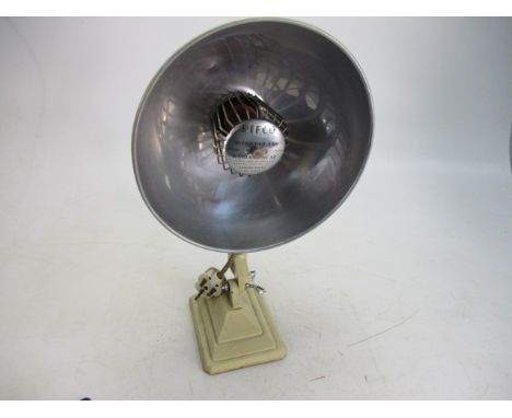 Vintage Pifco infra red radiant heat lamp. 