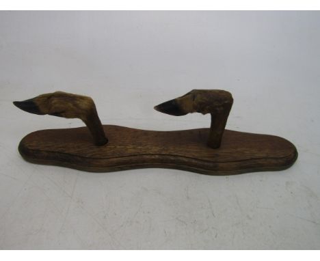 Vintage taxidermy deer foot coat hanger 