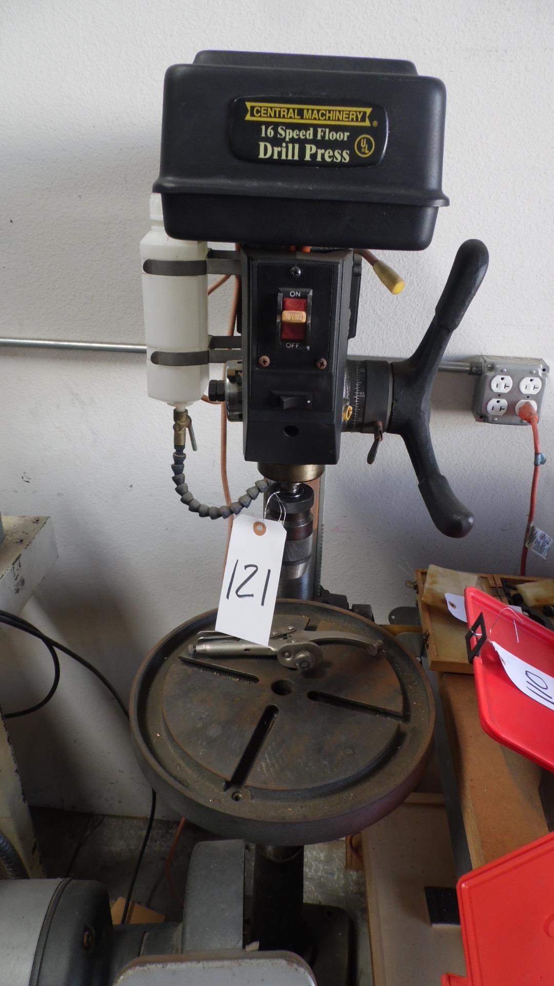 CENTRAL MACHINERY 16 SPEED DRILL PRESS