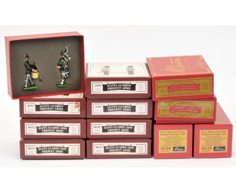 Group of Boxed Britains Sets. &nbsp;Comprising: 4 x Set No. 00256 'Scots Guards 1899 Present Arms'; 3 x Set No. 40204 'Scots 