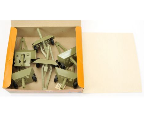 Timpo Modern Army - Shop Counter Trade Pack of Artillery Guns. &nbsp;Labelled: "REF. 1008 - 6 units per. box". Circa 1972 iss