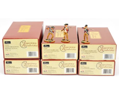 Group of Boxed Britains 'The American Revolution' Sets.&nbsp; Comprising: 3 x Set No. 17541 '18th French Gatinois Regiment'; 
