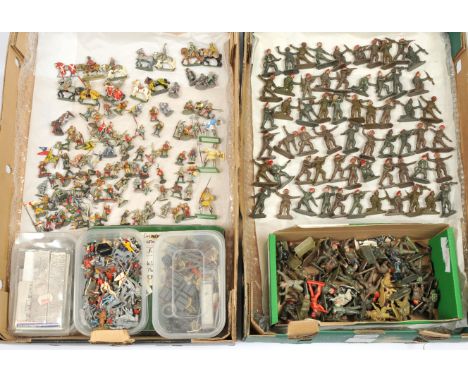 Group of Plastic Toy Soldiers &amp; Metal Wargaming Figures.&nbsp; Plastic issues are mainly Lone Star but also include, Cres