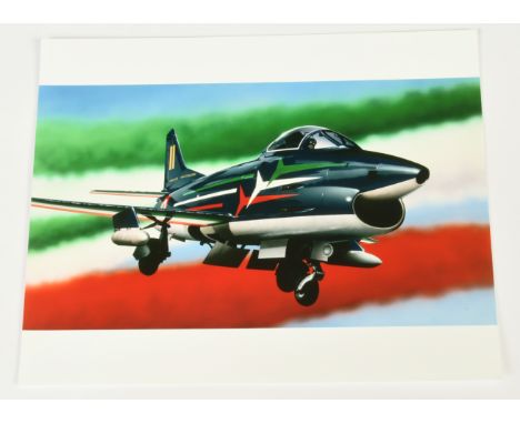 Airfix Original Artwork - Fiat G.91 Frecce Tricolori. &nbsp;Dimensions: 254mm x 203mm.&nbsp; Comprising: Cibachrome print (Ci