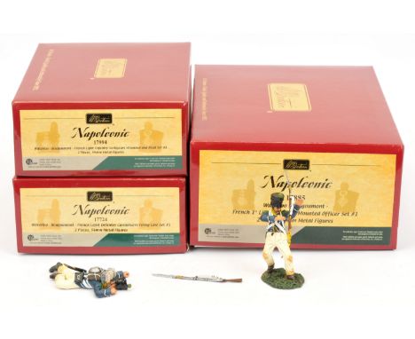 Group of Boxed Britains Napoleonic Sets.&nbsp; Comprising: Set No. 17885 'Waterloo - Hougoumont - French 1st Light Infantry M