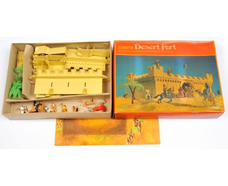 Timpo - Desert Fighters / Arabs Range - Set Ref. No. 1500 'Desert Fort', Boxed. &nbsp;1971 issue. &nbsp;Condition generally a