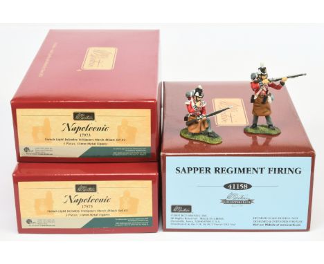 Group of Boxed Britains Napoleonic Sets.&nbsp; Comprising: 2 x Set No. 17973 'French Light Infantry Voltigeurs March Attack S