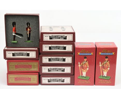 Group of Boxed Britains Sets. &nbsp;Comprising: 3 x Set No. 00256 'Scots Guards 1899 Present Arms'; 3 x Set No. 40204 'Scots 