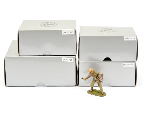 Thomas Gunn Miniatures (Gunn Club Miniatures) - A Group of Boxed Indochina Range Sets.&nbsp; 1/30th scale.&nbsp; Comprising: 