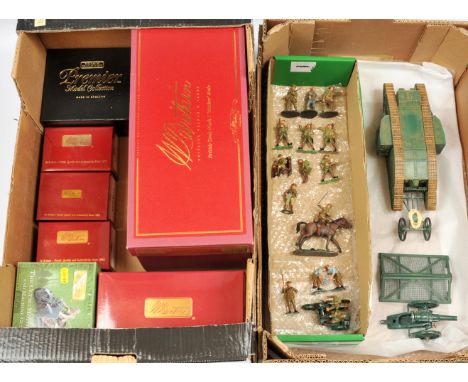 Britains - First &amp; Second World War Sets.&nbsp; Including: Set No. 08946 'British Tank Mark 1 'Mother' Male' (box present
