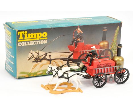 Timpo - Wild West Collection - Set Ref. No. 280 'Fire Engine...', Boxed. &nbsp;Circa 1970 issue. Condition generally appears 