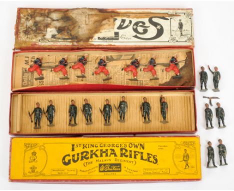 Pair of Boxed Britains Soldier Sets and Additional Loose Figures.&nbsp; Comprising: Set No. 142 'Types of the French Army - Z