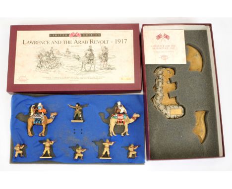 Britains Limited Edition - Set No. 5298 'Lawrence and the Arab Revolt - 1917'.&nbsp; Set #0098/2000.&nbsp; Condition of figur
