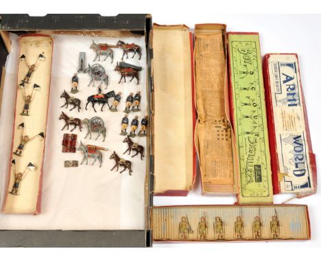 Britains - A Mixed Group of Boxed &amp; Unboxed Sets.&nbsp; Comprising: Set No. 28 'Mountain Artillery', unboxed (some parts 
