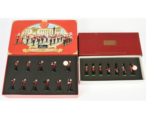 Pair of Boxed Britains Ceremonial Sets.&nbsp; Comprising: Set No. 40293 'Band of the Royal Marine Light Infantry' &amp; Set N