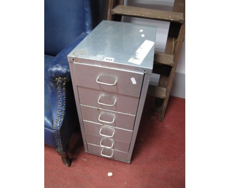 A Quantity of Tools, in six drawer metal chest. 