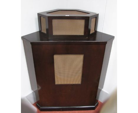 A Rare 1950's/Early 1960's Wharfedale W.15/FS Model 'Omni Directional Three Speaker Corner System' Mounted with a Wharfedale 