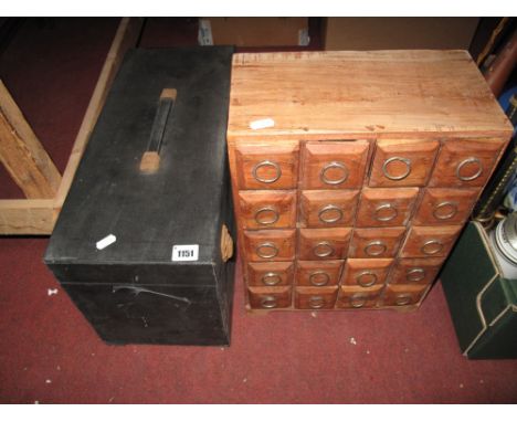 Hardwood Specimen Chest of Twenty Drawers, Aldis projector.