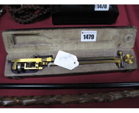 A Brass Planimeter by "Stanley Great Turnstile, Holborn, London", boxed