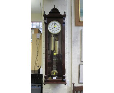A two train Vienna wall clock