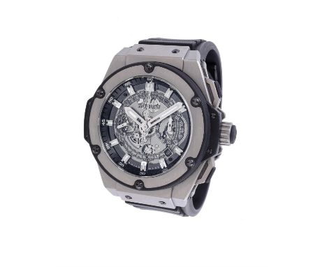 Hublot, King Power Unico, Ref. 701.NX.0170.RX#, Titanium wristwatch, no. 899124, circa 2012Movement: Cal. 1240, automatic chr