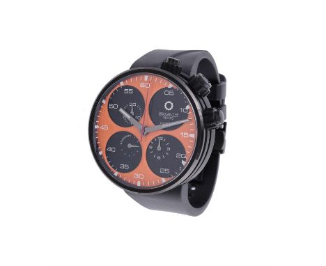 Meccaniche Veloci,  Limited edition titanium wrist watch, no. 117/250Movement: Cal. ETA 7750, automatic chronograph, 25 jewel