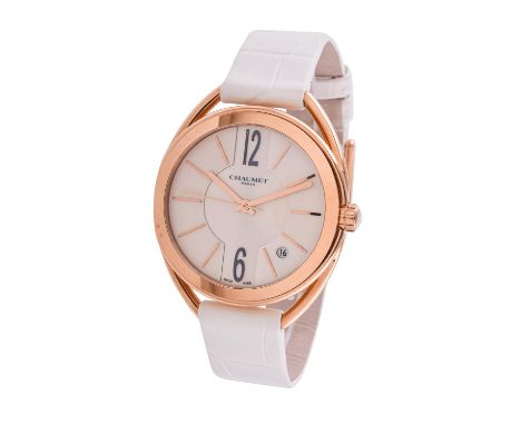Chaumet, Ref. 2217-0193,18 carat gold wrist watchMovement: Cal. SW300-1, automatic, 25 jewelsCase: 18 carat gold case, screwe