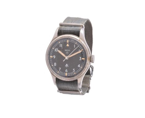 Smiths, Ref. W10, Military stainless steel wrist watch, no. 6645-99-961-4045 2615/67, circa 1967Movement: Cal. 60466E, manual