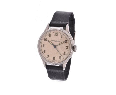 Jaeger LeCoultre, Stainless steel wrist watch, no. 333910, circa 1945Movement: Cal. P478, manual windCase: Stainless steel ca