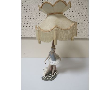 A Nao ballerina figural table lamp 