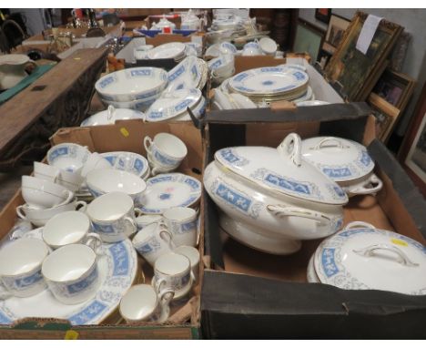 A very large and extensive Coalport Revelry pattern tea /dinner service to include two tea pots, two coffee pots, tea and cof