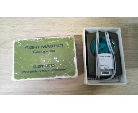 VINTAGE SIGHT MASTER COMPASS - SISTECO FINLAND