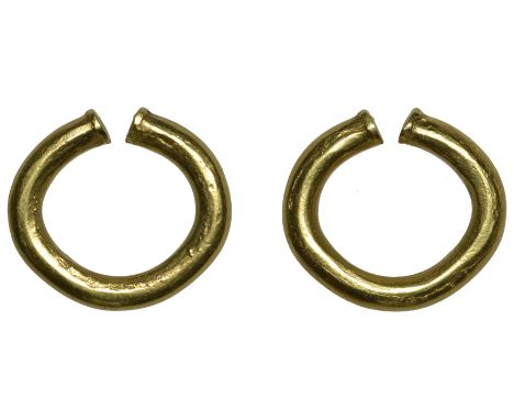 British Iron Age, First Millennium BC, Ring Money, a pennanular solid gold ring with blunted ends, 21mm, 7.40g (van Arsdell 1